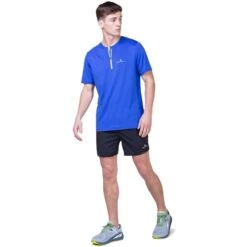Ron Hill Mens Tech HZ Tee -Pete Bland Sports 2 zip ss tee rh 01142 5699