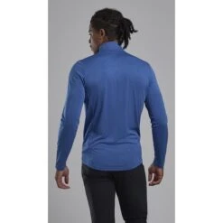 Montane Mens Dart Zip Neck -Pete Bland Sports m dart zip neck neptuneblue 3