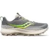 Saucony Mens Peregrine 13 -Pete Bland Sports m peregrine 13 gravelslime 1