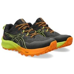 Asics Mens Trabuco 11 -Pete Bland Sports m trabuco 11 blkneonlime 4
