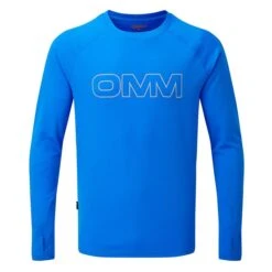 OMM Mens Bearing LS Tee -Pete Bland Sports oc139 bearing tee ls blue front