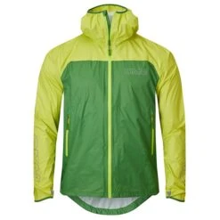 OMM Mens Halo+ Jacket -Pete Bland Sports oc161 halo2B jacket green yellow front