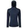 OMM Womens Core+ Hoodie -Pete Bland Sports oc166 core2B hoodie w navy hood up front