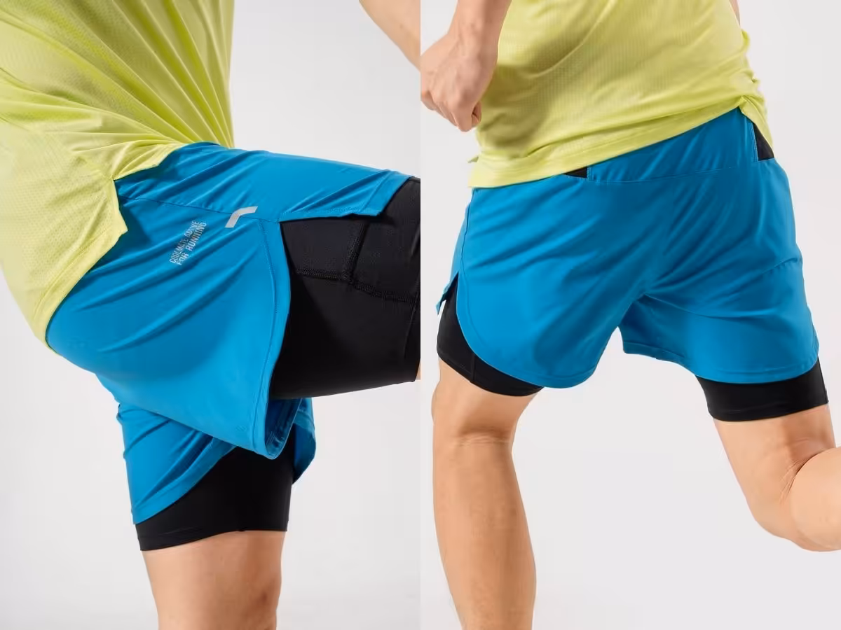 Pete Bland Sports 3 Pete Bland Sports -Pete Bland Sports quan shorts nam chay bo 2 lop essentials fast free run v3