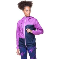 Ron Hill Womens Tech Fortify Jacket -Pete Bland Sports rh 005314 wimens tech fortify jacket rh 01137 dark navy fuschia 6994