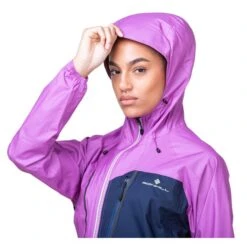 Ron Hill Womens Tech Fortify Jacket -Pete Bland Sports rh 005314 wimens tech fortify jacket rh 01137 dark navy fuschia 7020
