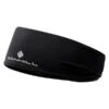 Ron Hill Revive Headband -Pete Bland Sports rh 005568 r009 all black reversible revive headband front