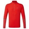 Ron Hill Mens Life Night Runner HZ -Pete Bland Sports rh 005784 mens life night runner 1 2 zip tee rh 00806 flamepewterreflect front