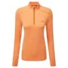 Ron Hill Womens Life Practice HZ 1 Ron Hill Womens Life Practice HZ -Pete Bland Sports rh 006486 wmns life practice 1 2 zip tee rh 00933 mango marlgrape front