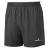 Ron Hill Mens Tech 5 Inch Short -Pete Bland Sports rh 007281 mens tech 5 short r009 all black front