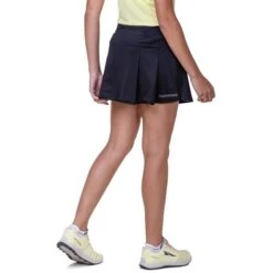 Ron Hill Womens Tech Skort -Pete Bland Sports rh 007289 wimens tech skort r009 all black 6978