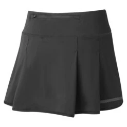 Ron Hill Womens Tech Skort -Pete Bland Sports rh 007289 wmns tech skort r009 all black back