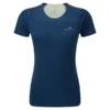 Ron Hill Womens Tech Race SS Tee -Pete Bland Sports rh 007329 wmns tech race ss tee rh 01150 darknavyhoneydew front