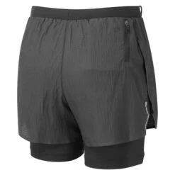 Ron Hill Womens Tech Race Twin Short 7 Ron Hill Womens Tech Race Twin Short -Pete Bland Sports rh 007330 wmns tech race twin short r009 all black back