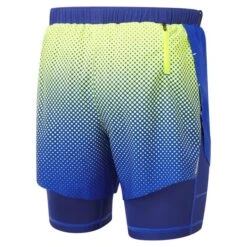 Ron Hill Mens Tech Race Twin Short -Pete Bland Sports rh 007380 mens tech race twin short rh 01169 azuritecitrus fade back