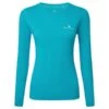 Ron Hill Womens Core LS Tee 2 Ron Hill Womens Core LS Tee -Pete Bland Sports rh 007403 wmns core ls tee rh 01141 azurebrightwhite front