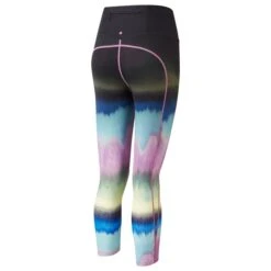 Ron Hill Womens Tech Gradient Crop Tight -Pete Bland Sports rh 007605 wmns tech gradient crop tight rh 01173 multi mirage back