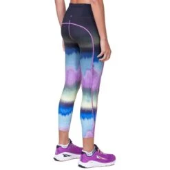 Ron Hill Womens Tech Gradient Crop Tight -Pete Bland Sports rh 007605 womens tech gradient crop tight rh 01773 multi mirage 7089