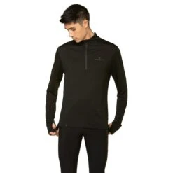 Ron Hill Mens Merino HZ -Pete Bland Sports rh 007689 mens tech merino 1 2 zip rh01372 black lake front 0149