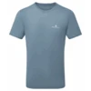 Ron Hill Mens Core SS Tee -Pete Bland Sports rh 007405 mens core ss tee rh 01275 lake brightwhite front