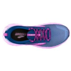 Brooks Womens Cascadia 17 -Pete Bland Sports w cascadia 17 navypurple 2