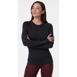 Helly Womens Lifa Merino Lightweight Crew -Pete Bland Sports w lifa merino lightweight crew black 3