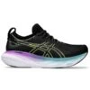 Asics Womens Nimbus 25 -Pete Bland Sports w nimbus 25 blkglowyel 1