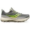 Saucony Womens Peregrine 13 -Pete Bland Sports w peregrine gravelslime 1