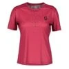 Scott Womens RC Run SS Tee -Pete Bland Sports w rc run ss tee carminepinkdarkpurple 1