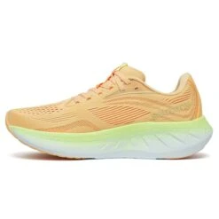 Saucony Womens Ride 18 -Pete Bland Sports w ride 18 peach 2