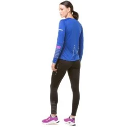 Ron Hill Womens Tech Afterhours LS Tee -Pete Bland Sports w tech afterhours ls tee cobaltthistle 4