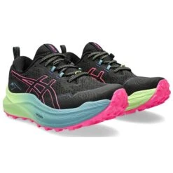 Asics Womens Trabuco Max 2 -Pete Bland Sports w trabuco max 2 blkhotpink 4